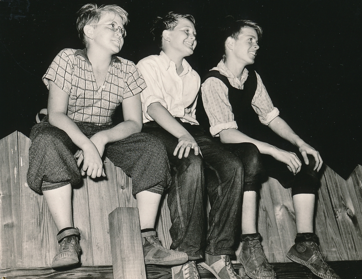These young men are enjoying an outdoor performance of the WPA’s Federal Theatre Project in New York City. Photo courtesy of the National Archives (ca. 1935-1939).