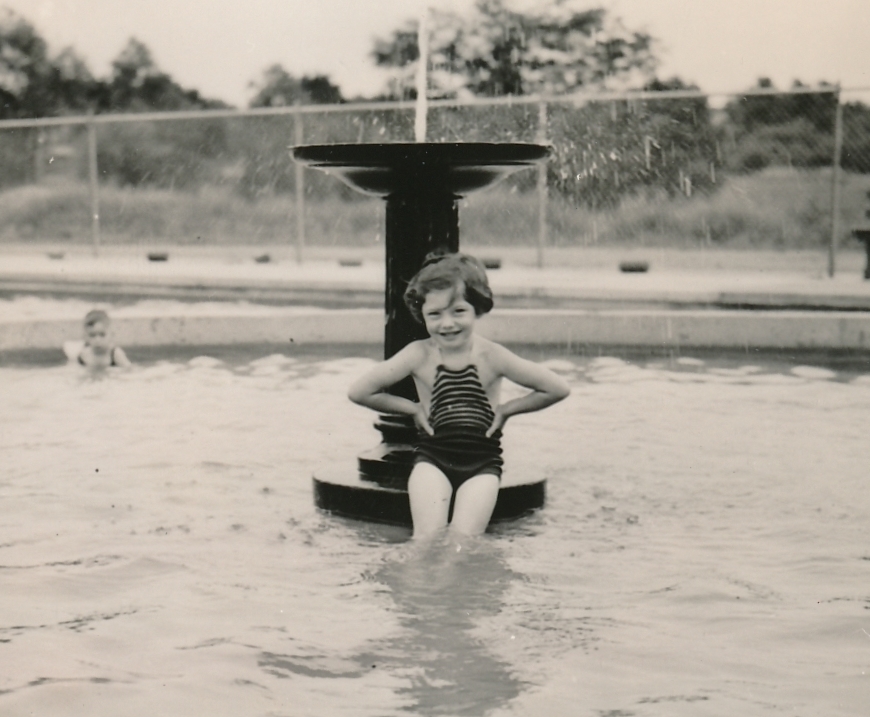 WPA-built swimming facilities are great places to cool during the summer. Photo courtesy of the National Archives (ca. 1935-1943).